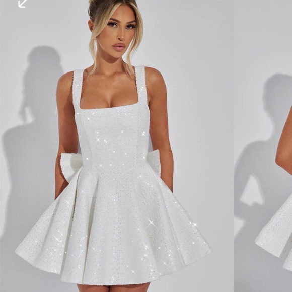 BabyBoo White Dorothy Mini Dress - Picture 1 of 4